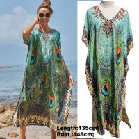 수영복 easy dry beach cover up robe plage vestido 업 한 사이즈 인쇄