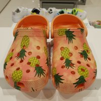 crocs 크록스 풀 파티 클로그 키즈 파파야 207826-83E