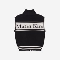 W 마뗑킴 스펠 포인트 스트라이프 니트 Matin Kim Spell Point Stripe Knit Vest