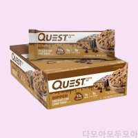 퀘스트뉴트리션 프로틴 바 딥 초콜릿 칩 쿠키 도우 50g 12개입