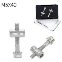 자전거 2pcs m5x3040mm 시트 포스트 볼트 티타늄 합금 톰슨 시트 포스트 m5x30