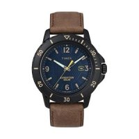 타이맥스 Timex Expedition Gallatin Solar Mens 44 Watch Leather