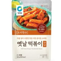 청정원 청정원 옛날 떡볶이 양념 140g 1개