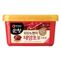 청정원 - 순창 태양초 현미 찰고추장 2kg