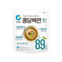 우리집 콩담백면 멸치국수 404g 다이어트 저칼로리 저당 유지어터 식사대용 간편한끼 청정원 홈캉스 식재료 1개