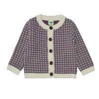 펍 FUB KIDS Baby Nordic Cardigan ecru dark amber 펍키즈 블라우스 니트