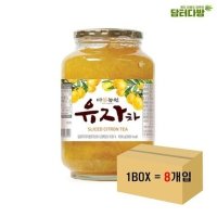 아이들이좋아하는 유자차 kg 다 농원 1kg 1BOX 8개입