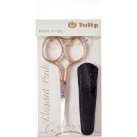 Tulip Needle Company 튤립 곡선형 자수 가위-칼집 TIC-001E