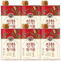 백설 진한 참기름  500ml  6개