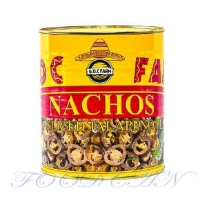 지오씨팜 나쵸 슬라이스 할라피뇨 페퍼스 3000g  3kg