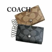 COACH 코치 남성 성 키 체인 케이스 열쇠 지갑 시그니처 2컬러 - COACH