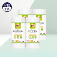 3M 스카치브라이트 원데이 행주 플러스 50매 일회용 x 4롤