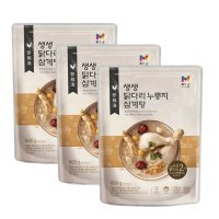 목우촌 생생 닭다리 누룽지 삼계탕 600g X 3개