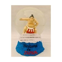 일본 스노우볼 인테리어장식 소품 Snowflakes Welcome To Japan Champ sumo-do-mu