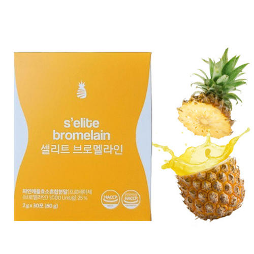 <b>셀리트</b> <b>브로멜라인</b> <b>비욘드라인</b> 파인애플 효소 2g X 30포 1박스