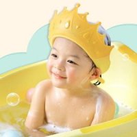 머리감기기 헤어캡 샴푸캡 샤워캡 왕관 귀마개 아기