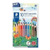 STAEDTLER Noris Club 129 NC10 슈퍼 점보 색연필 박스 10 5547759806