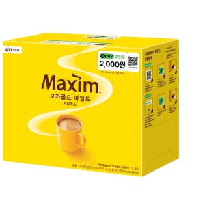맥심 [동서식품]맥심 모카골드 400T+네어버페이 2000원 (I)
