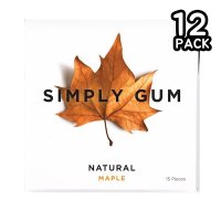 Simply Gum 심플리 껌 메이플 15입 12팩