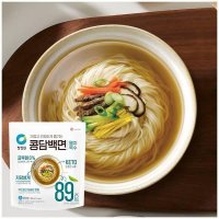 청정원 간편식 청정원 콩담백면 멸치국수 404g 자취 혼밥 간식 식사 별미 도시락