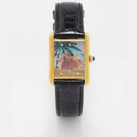 잭키에이슈 Vintage Cartier Tank diamond vermeil watch 1540686 old 15406861540686G