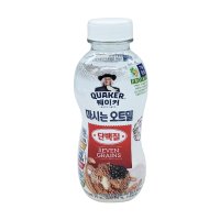 퀘이커 마시는 오트밀 건강 아침 7가지 곡물 식사대용 단백질 80g