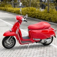 맞춤형 레트로 오토바이 플랫 더블 시트 쿠션 Lambretta G350 용