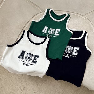 빅로고 골지 크롭탑 - 3color