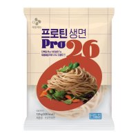 CJ 우리가족 프로틴 생면 125g 간편식 혼밥 자취템 쟁여템 어른 아이간식 먹기편한 캠핑요리 1개