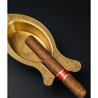 Cigar ashtray Pure copper ashtray Portable men 39 s outdoor traveler household cigar tray