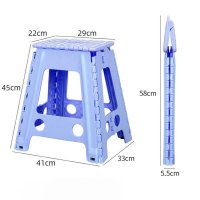 다이소 접이식 스툴 간이 폴딩 의자 발판 체어 접히는 논슬립 소형 미니 높이 -