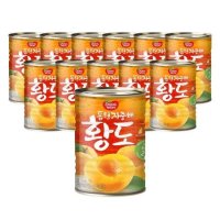 동원 지중해 복숭아 황도 410g 12개