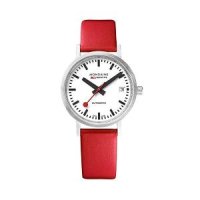 Mondaine Classic Automatic A128 30008 Mens 여성용 Watch Official Swiss Railways Wrist Dat 16SBC