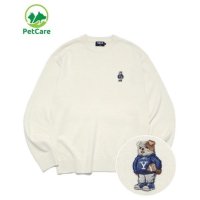 YALE EMBROIDERY UNIVERSITY DAN KNIT CREWNECK