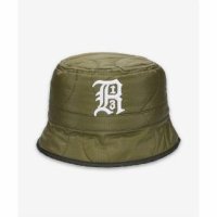 여성 로고 자수 패딩 버킷햇 - 올리브 LOGO EMBROIDERD PADDING BUCKET HAT R13WA043A045