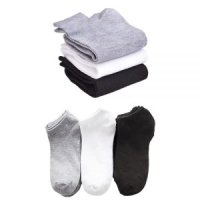 Drincoshow 12Pairs Summer Ankle Socks Extra Large Low Cut Boat No Show Cotton X Size Size 4Pairs