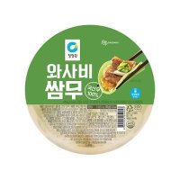 청정원 맛있는 밥반찬 건강한맛 청정원 와사비쌈무 340g 안전한 먹거리