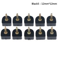 구두 굽 하이힐 팁 10pcs 5pairs 핀하이 힐 도웰 리프트 여성 신발 교체 힐 스토퍼 보호 12x12mm