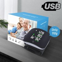 휴대용 PH 측정기 수질 토양 산도 미터 테스터기 충전식 디지털 자동 안압계 의료 혈압  web306-스페인어