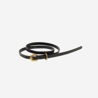 정품 오라리 레더 내로우 벨트 블랙 Leather Narrow Belt Black 1070598