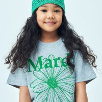 마르디 메크르디 레쁘띠 KIDS TSHIRT FLOWERMARDI GREEN