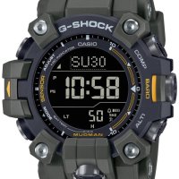 CASIO 손목시계 지샥 MUDMAN 전파솔라 바이오매스 플라스틱 남성 카키 GW-9500-3JF