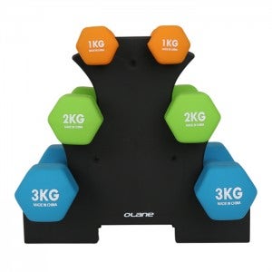 오레인 네오프렌 아령세트 12kg