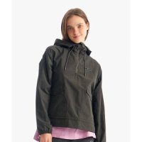 KIRSH 체리 후드 우븐 아노락 차콜 CHERRY HOODIE WOVEN ANORAK CHARCOAL