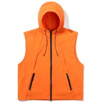 TRILLION 디비전 나일론 후드 집업 CHARCOAL DIVISION NYLON HOOD ZIP-UP VEST CHARCOAL