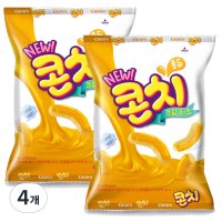 크라운 콘치 크림치즈 과자  66g  4개