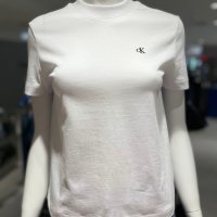 Calvin Klein Jeans CKJ 여성 CK자수로고 크루넥 반팔 티셔츠 40WH105