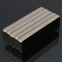 희토류 강력한 블록 바 냉장고 희토류 네오디뮴 자석 N52 세트 당 5 개 40x10x4mm