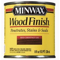 Minwax polycryl 22320 1 2 pint chestnut wood-finish inside wood stain