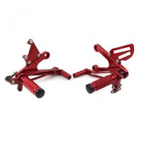 Lirun Motorcycle Adjustable Rearsets Foot Pegs Pedals Footrests CNC For Honda NSR250